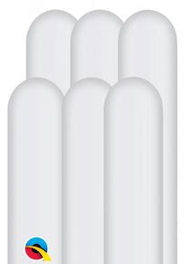 100 ballons à modeler 260Q blanc 1,5 m