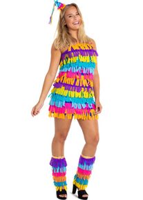Folat Zabawny kostium pinata dla kobiet