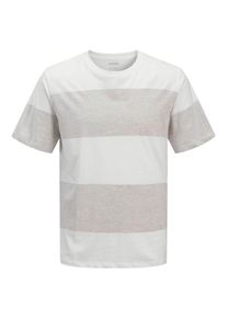 JJ Rebel T-Shirt 'JREBPIKE' Herren beige Größe S Color-Blocking