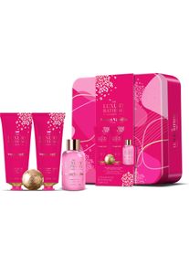 Grace Cole, Beauty Geschenkset, Körperpflege-Geschenkset in einer Dose Vanille-Mandel 4 Stück (Körperpflegeset)
