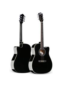 NO NAME V-TONE AG TWO BK 4/4 Westerngitarre Schwarz (Westerngitarre), Gitarre, Schwarz