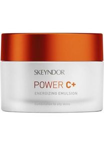 Skeyndor, Gesichtscreme, Power C + Energizing Emulsion Creme For oily Skin LSF 15 (50 ml, 24h Creme, SPF 15)