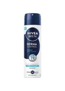 Nivea, Deo, Men Derma Control Defend Antiperspirant Spray 150ml (Spray, 150 ml)
