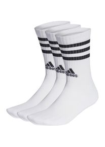 Adidas, Herren, Sportsocken, 3-Streifen Cushioned Crew Socken (3 Paar) (28 - 30), Weiss