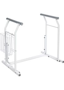 Ridder, Haltegriff + Badewanneneinstiegshilfe, Comfort Mobile WC-Aufstehhilfe und Ablagekorb