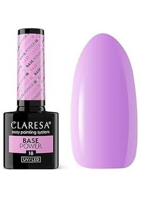 Activeshop, Nagellack, Claresa Base Power Hybrid Base Ohne Säure Flieder Violett 18 5g (Lila Violett)