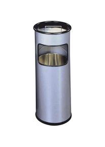 Durable, Aschenbecher, 333023, 17 l, Rund, Metall, Silber, 26 cm, 620 mm