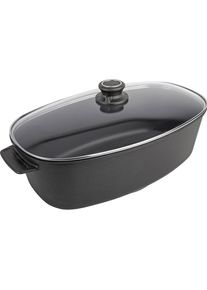 Gastrolux Antihaft Bräter 40 cm - Gänsebräter, Pfanne + Kochtopf, Schwarz