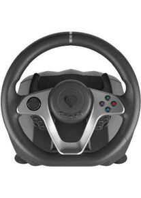 Genesis Seaborg 400 (Xbox 360, PS3, PS4, Xbox One S, PC, Xbox One X, Switch), Gaming Controller, Silber, Schwarz