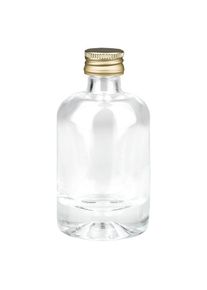 40 ml glazen fles “Attila” met schroefdop goud UNiTWIST