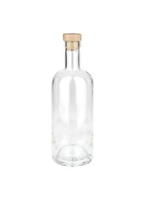 750 ml glazen fles “Attila” met houten kurk UNiTWIST