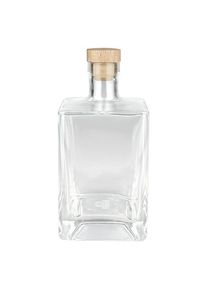 700 ml glazen fles “Gali” met houten kurk UNiTWIST