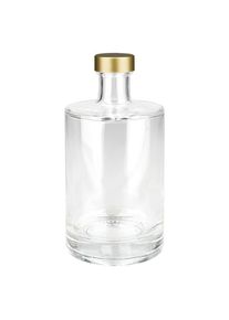 Glazen fles van 500 ml “Galileo” + gouden schroefdop UNiTWIST