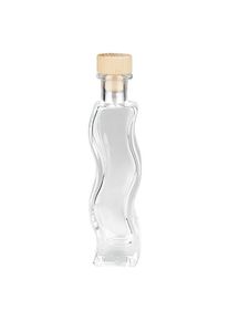 100 ml glazen fles “Fila” met houten kurk UNiTWIST