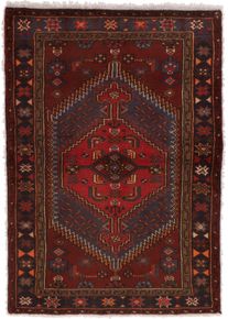 Hamedan Tappeto 140x100 (Iran) Annodato A Mano
