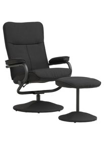 P & B Relaxsesselset , Schwarz , Textil , 68x96.5x76 cm , Relaxfunktion , Wohnzimmer, Sessel, Relaxsessel