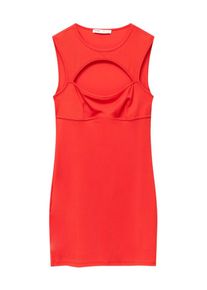 Pull&Bear Pull&Bear Kleid Damen orange Größe 36 Unifarben