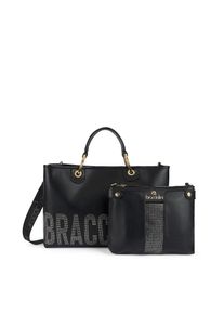 Braccialini Handtasche Damen schwarz Größe One Size Logoprint