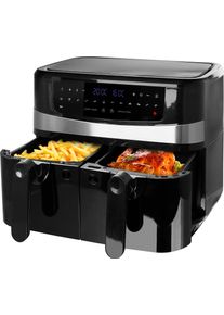 Emerio Heißluftfritteuse »AF-126672.4« 2400 W Fassungsvermögen 9 l in schwarz, Größe 0