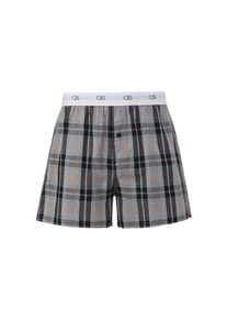 QS Boxershorts Herren grau Größe L Kariert