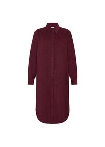 KnowledgeCotton Apparel Womens Corduroy Mid Len 26 Wales Jurk Dames (XXL |rood)