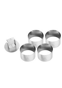 Gobel - Caja de 4 aros con empujador - Espesor 0,6 mm - Ø70mm A40mm - 813850
