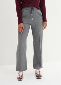Pantalon de tailleur en viscose mélangée - gris - taille 58/60 (3XL) - Punto di Roma,Viscose - bonprix