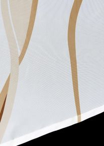 Petit voilage de fenêtre à imprimé vague - beige - taille 100x100 cm - bonprix