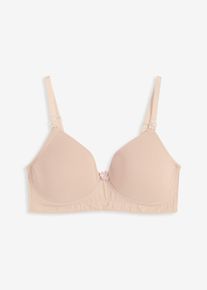 Soutien-gorge d’allaitement coton à coques sans armatures - beige - taille 105C avec coton - bonprix