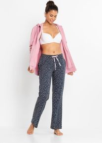 Lot de 2 pantalons de pyjama - bleu - taille 58/60 (3XL) - 100% coton - bonprix