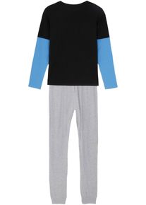 Pyjama avec coton doux (ens. 2 pces) - noir - taille 164/170 avec coton - bonprix