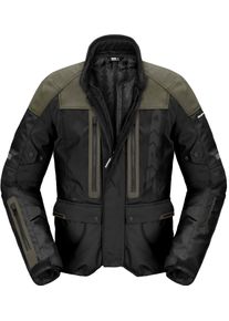 Spidi Traveler 3 Evo, tekstiljakke H2Out , farve: Sort/Oliven , st&oslash;rrelse: 5XL