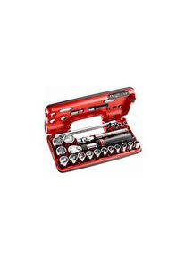 Facom Zestaw kluczy z grzechotką, 2-elementowy, 1/2", 24szt. - SXL.DBOX1PB