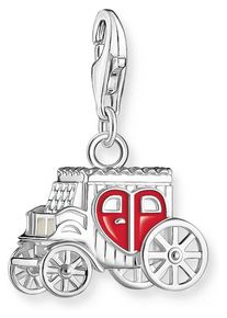 Thomas Sabo Anhänger Damen rot, silber Größe One Size
