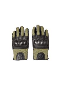 Belstaff Hampstead Lederhandschuhe schwarz/grün M - Motorradbekleidung - Herren Motorradbekleidung - Herren Motorradhandschuhe