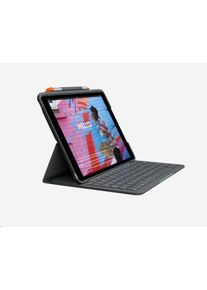 Logitech Puzdro s klávesnicou Slim Folio for iPad (7th generation), UK, Graphite
