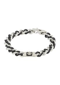 Guess Armband 'REBEL' Herren silber Größe S Color-Blocking