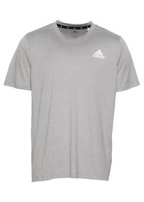 adidas Sportswear Sportshirt 'Aeroready Designed To Move Heathered' Herren grau Größe S Melange