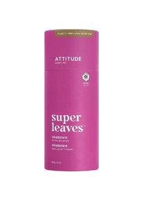 Attitude, Deo, - Natural solid deodorant Super Leaves white tea leaves 85 g (Stick)