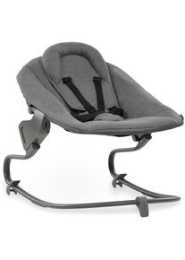 hauck , Babywippe »Alpha Bouncer Premium, Dark Grey«, bis 9 kg, für Neugeborene mit Wippgestell, für Hochstuhl Alpha+ und Beta+ , dark grey