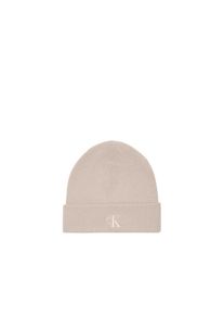 Calvin Klein , Strickmütze »CK FINE RIB BEANIE«, Perfekt für den Alltag , Chateau Gray
