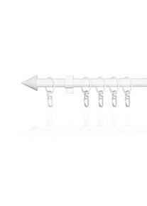 LICHTBLICK ORIGINAL , Gardinenstange »Gardinenstange Kegel, 16 mm, ausziehbar«, 1 läufig-läufig , weiss