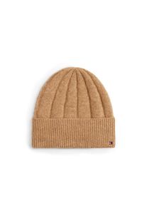 Tommy Hilfiger , Beanie »FLAG FLUFFY BEANIE«, Regular fit , Safari Canvas