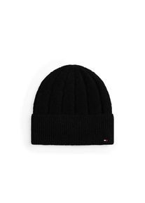 Tommy Hilfiger , Beanie »FLAG FLUFFY BEANIE«, Regular fit , Black