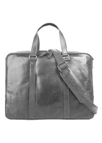 XZONE X-Zone , Reisetasche, echt Leder , schwarz