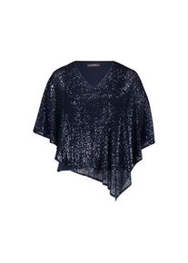 Vera Mont , Klassische Bluse »Blusenshirt mit Pailletten« , Night Sky , 42 , 42 , Passform: Loose Fit