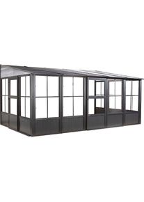 Sojag , Terrassendach »Mural 10x16«, Schneelast bis 150 kg/m² , Schwarz