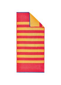 Dyckhoff , Strandtuch »Stripes«, (1 St.), 100% Baumwolle , rot , B/L: 80 cm x 180 cm