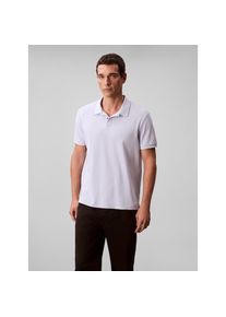 Calvin Klein , Poloshirt »SS RFND PQ TPPD CLSS«, Mit Rundhalsausschnitt , Xenon Blue , S , S , Klassisches Poloshirt von Calvin Klein Menswear