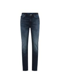 HUGO Blue , Slim-fit-Jeans »Ash«, mit Stone-washed-Finish , Dark Blue405 , Länge 32 , 31 -Länge 32 , 31 , Slim-Fit Jeans für eine betonte Figur und...